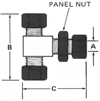 Bulkhead Tee Union