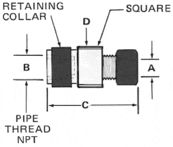 Straight Female Connector